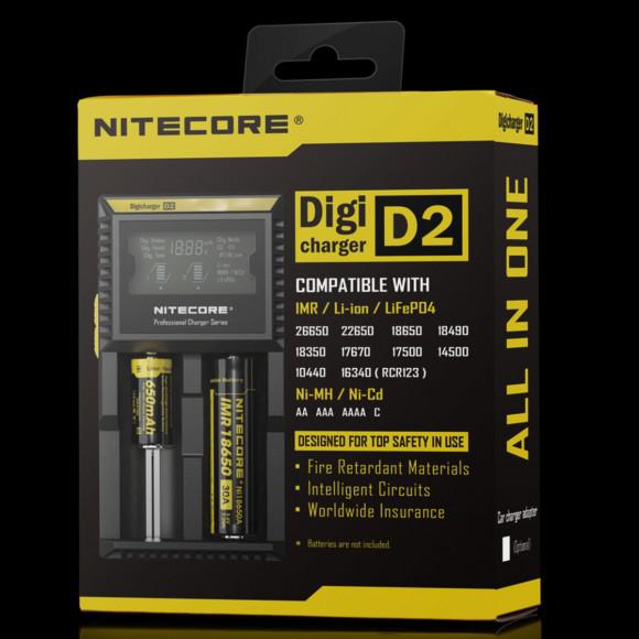 Универсальное зарядное устройство NITECORE Digicharger D2