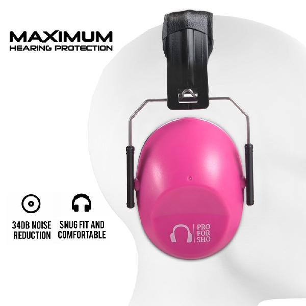 Наушники стрелковые пассивные Pro For Sho 34dB Shooting Ear Protection (Розовые)
