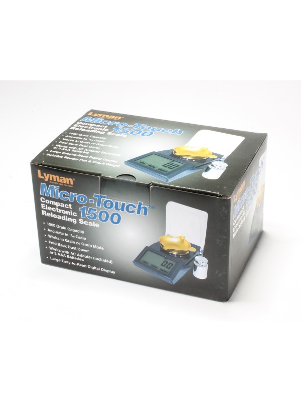 Весы для релоадинга цифровые Lyman Micro-Touch Electronic Powder Scale 1500 (220 B)