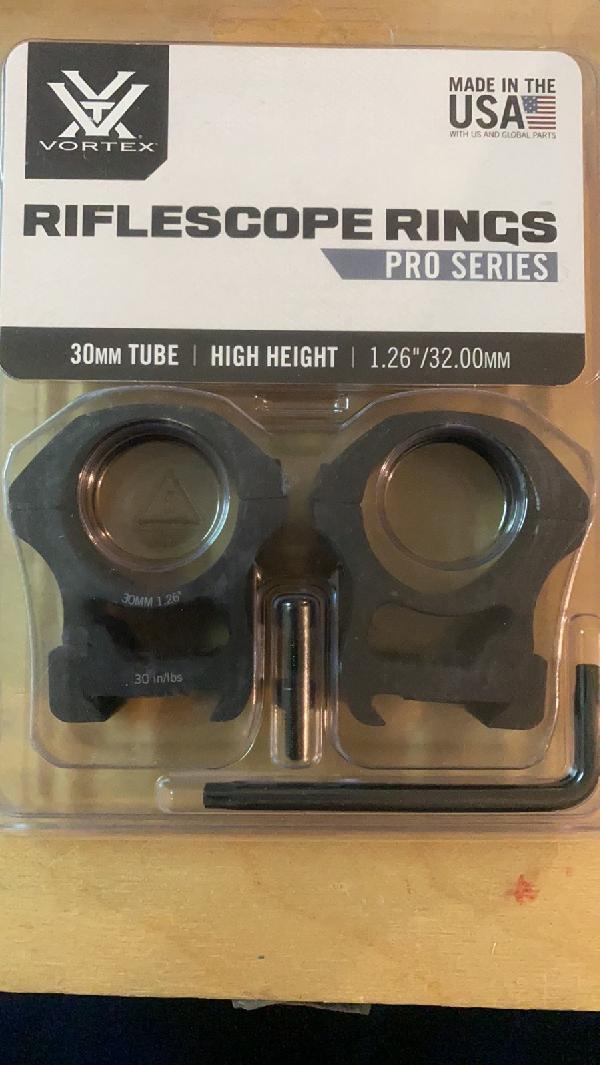 Кольца для оптического прицела Vortex Optics Pro Series 30 mm - High (высота 3,2 см)