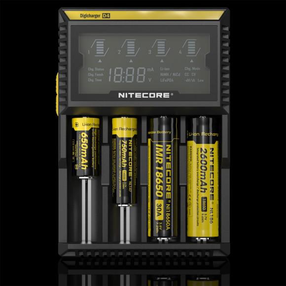 Универсальное зарядное устройство NITECORE Digicharger D4