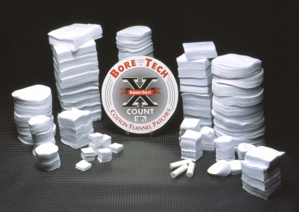 Патчи Bore Tech круглые .35, .375, .416, .44, .45 cal., 500 шт.