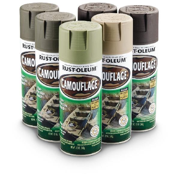 Набор камуфляжных спрей-красок RUST OLEUM CAMOUFLAGE (6 баллонов)