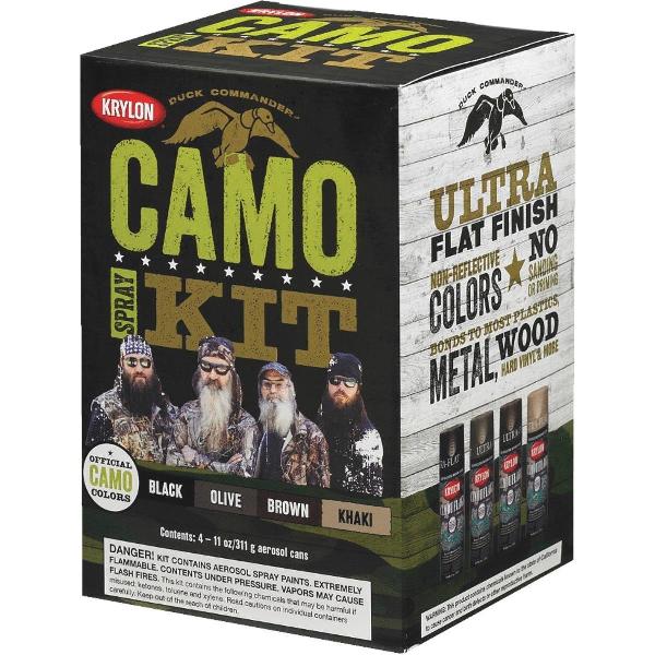 Набор камуфляжных спрей-красок KRYLON CAMO KIT (4 баллона)