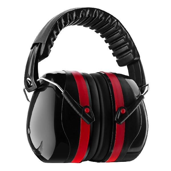 Наушники стрелковые пассивные Hommit Ear Defenders (черные с красным)