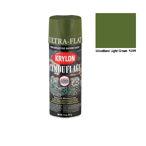 Спрей-краска оружейная Krylon Woodland Light Green Paint (Зеленый)