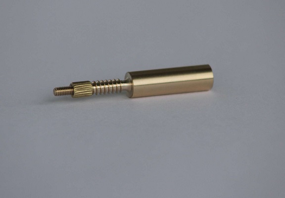 Адаптер-иголка A2S GUN к шомполам Dewey 30Cхх, резьба дюймовая 12/28 внутренняя, латунь