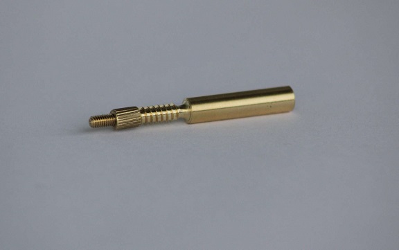 Адаптер-иголка A2S GUN к шомполам Dewey 22Cхх, резьба дюймовая 8/36 внутренняя, латунь