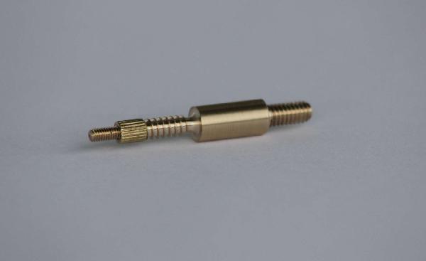 Адаптер-иголка A2S GUN к шомполам Dewey 30Cхх, резьба дюймовая 8/32 внешняя, латунь