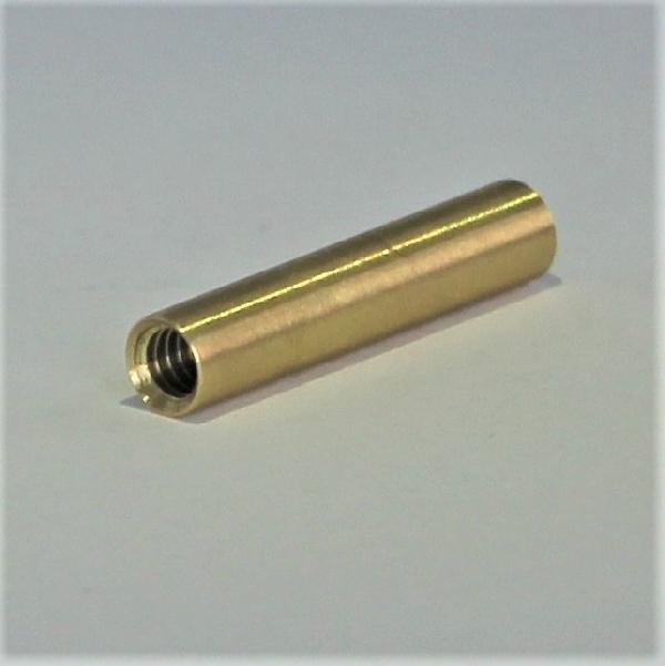 Переходник-адаптер A2S с резьбы 5/40 на 8/32 (мама-мама), латунь