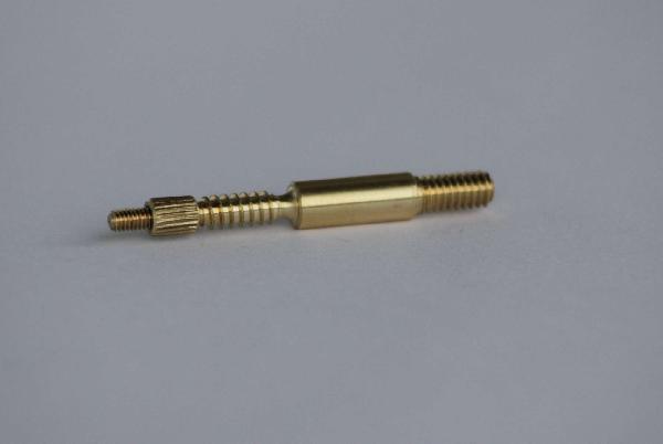 Адаптер-иголка A2S GUN к шомполам Dewey 22Cхх, резьба дюймовая 8/32 внешняя, латунь