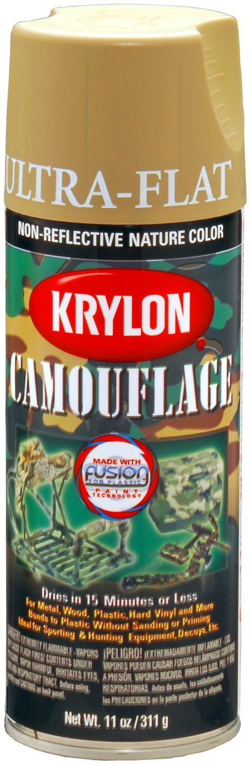 Спрей-краска оружейная Krylon Khaki Camouflage Paint (Хаки)