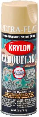 Спрей-краска оружейная Krylon Sand Camouflage Paint (Песочная)