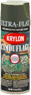 Спрей-краска оружейная Krylon Olive Camouflage Paint (Олива)